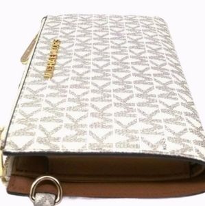 Mk jet set double sided wallet
